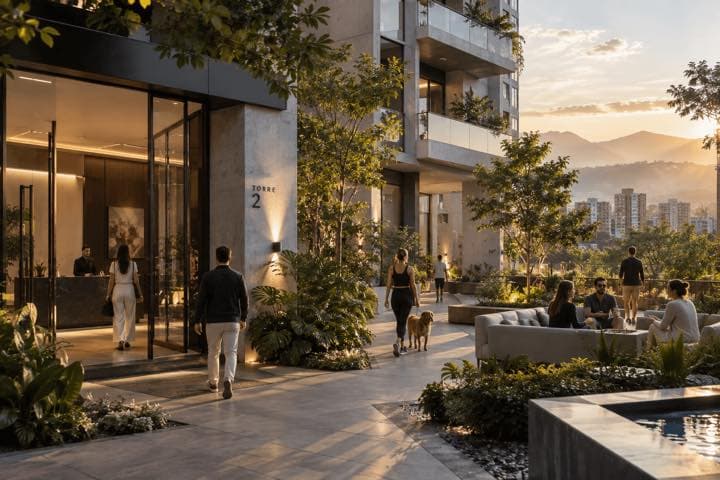 Interfaz de Vezia para operaciones residenciales conectadas.