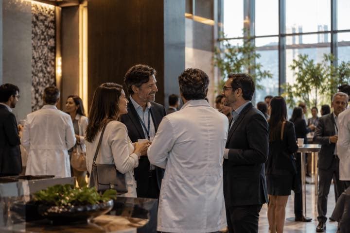 Interfaz de MOLA para una comunidad profesional privada.